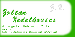 zoltan nedelkovics business card
